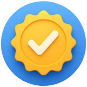 Insignia de calidad garantizada